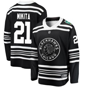 Stan Mikita Men's Fanatics Branded Chicago Blackhawks Breakaway Black 2019 Winter Classic Jersey