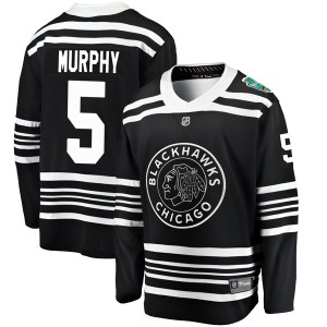 Connor Murphy Men's Fanatics Branded Chicago Blackhawks Breakaway Black 2019 Winter Classic Jersey