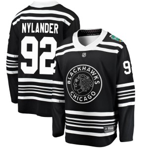 Alexander Nylander Men's Fanatics Branded Chicago Blackhawks Breakaway Black 2019 Winter Classic Jersey