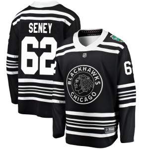 Brett Seney Men's Fanatics Branded Chicago Blackhawks Breakaway Black 2019 Winter Classic Jersey