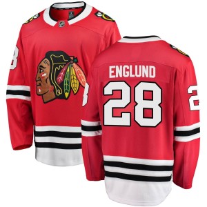 Andreas Englund Youth Fanatics Branded Chicago Blackhawks Breakaway Red Home Jersey