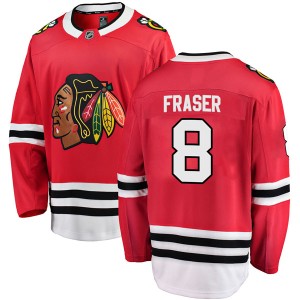 Curt Fraser Youth Fanatics Branded Chicago Blackhawks Breakaway Red Home Jersey