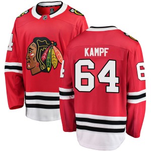 David Kampf Youth Fanatics Branded Chicago Blackhawks Breakaway Red Home Jersey