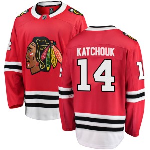 Boris Katchouk Youth Fanatics Branded Chicago Blackhawks Breakaway Red Home Jersey