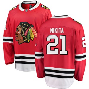 Stan Mikita Youth Fanatics Branded Chicago Blackhawks Breakaway Red Home Jersey