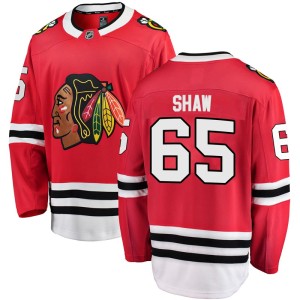 Andrew Shaw Youth Fanatics Branded Chicago Blackhawks Breakaway Red Home Jersey