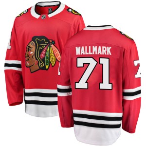 Lucas Wallmark Youth Fanatics Branded Chicago Blackhawks Breakaway Red Home Jersey