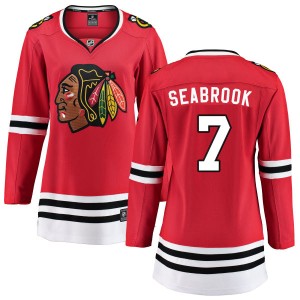 Brent Seabrook Women's Fanatics Branded Chicago Blackhawks Breakaway Red Home Jersey
