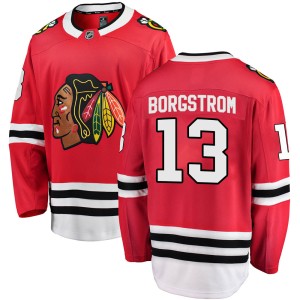 Henrik Borgstrom Men's Fanatics Branded Chicago Blackhawks Breakaway Red Home Jersey