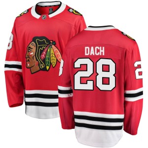 Colton Dach Men's Fanatics Branded Chicago Blackhawks Breakaway Red Home Jersey