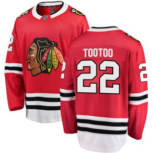 Jordin Tootoo Men's Fanatics Branded Chicago Blackhawks Breakaway Red Home Jersey