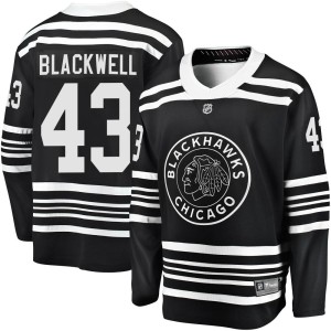 Colin Blackwell Men's Fanatics Branded Chicago Blackhawks Premier Black Breakaway Alternate 2019/20 Jersey