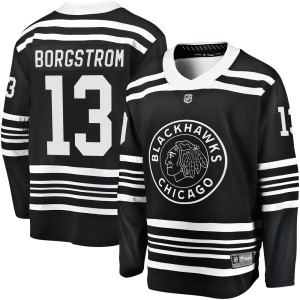 Henrik Borgstrom Men's Fanatics Branded Chicago Blackhawks Premier Black Breakaway Alternate 2019/20 Jersey