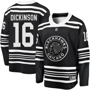 Jason Dickinson Men's Fanatics Branded Chicago Blackhawks Premier Black Breakaway Alternate 2019/20 Jersey