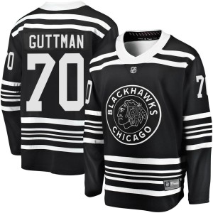 Cole Guttman Men's Fanatics Branded Chicago Blackhawks Premier Black Breakaway Alternate 2019/20 Jersey