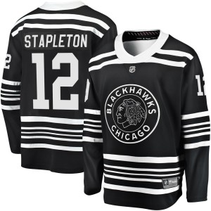Pat Stapleton Men's Fanatics Branded Chicago Blackhawks Premier Black Breakaway Alternate 2019/20 Jersey