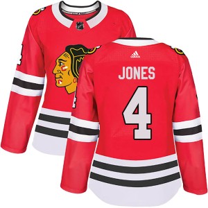 Seth Jones Women's Adidas Chicago Blackhawks Authentic Red Home Jersey