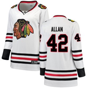 Nolan Allan Women's Fanatics Branded Chicago Blackhawks Breakaway White Away Jersey