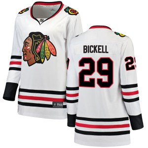 Bryan Bickell Women's Fanatics Branded Chicago Blackhawks Breakaway White Away Jersey
