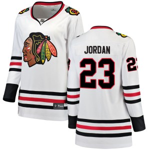 Michael Jordan Women's Fanatics Branded Chicago Blackhawks Breakaway White Away Jersey