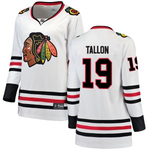 Dale Tallon Women's Fanatics Branded Chicago Blackhawks Breakaway White Away Jersey