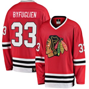 Dustin Byfuglien Youth Fanatics Branded Chicago Blackhawks Premier Red Breakaway Heritage Jersey