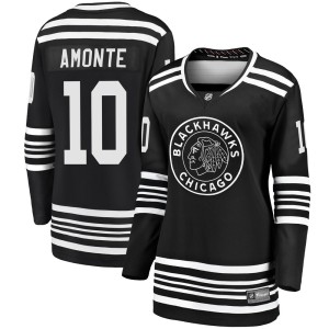Tony Amonte Women's Fanatics Branded Chicago Blackhawks Premier Black Breakaway Alternate 2019/20 Jersey