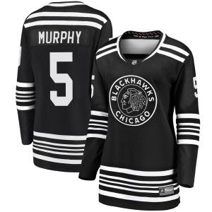 Connor Murphy Women's Fanatics Branded Chicago Blackhawks Premier Black Breakaway Alternate 2019/20 Jersey
