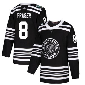 Curt Fraser Youth Adidas Chicago Blackhawks Authentic Black 2019 Winter Classic Jersey