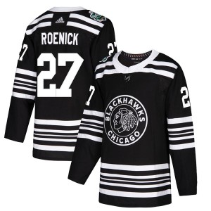 Jeremy Roenick Youth Adidas Chicago Blackhawks Authentic Black 2019 Winter Classic Jersey