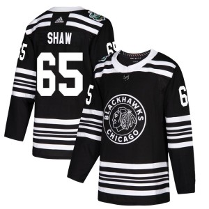 Andrew Shaw Youth Adidas Chicago Blackhawks Authentic Black 2019 Winter Classic Jersey