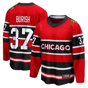 Adam Burish Men's Fanatics Branded Chicago Blackhawks Breakaway Red Special Edition 2.0 Jersey