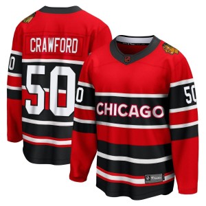 Corey Crawford Men's Fanatics Branded Chicago Blackhawks Breakaway Red Special Edition 2.0 Jersey