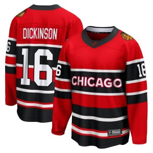 Jason Dickinson Men's Fanatics Branded Chicago Blackhawks Breakaway Red Special Edition 2.0 Jersey