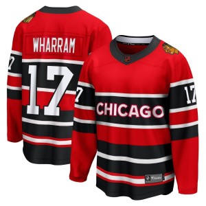 Kenny Wharram Men's Fanatics Branded Chicago Blackhawks Breakaway Red Special Edition 2.0 Jersey