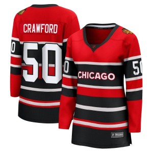 Corey Crawford Women's Fanatics Branded Chicago Blackhawks Breakaway Red Special Edition 2.0 Jersey