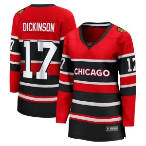 Jason Dickinson Women's Fanatics Branded Chicago Blackhawks Breakaway Red Special Edition 2.0 Jersey