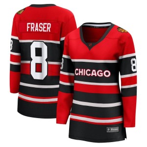 Curt Fraser Women's Fanatics Branded Chicago Blackhawks Breakaway Red Special Edition 2.0 Jersey