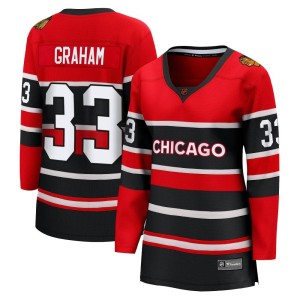 Dirk Graham Women's Fanatics Branded Chicago Blackhawks Breakaway Red Special Edition 2.0 Jersey