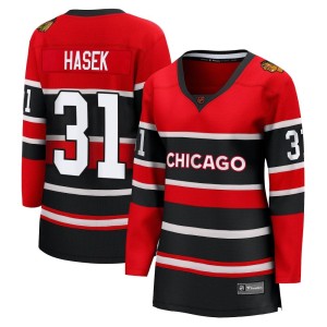 Dominik Hasek Women's Fanatics Branded Chicago Blackhawks Breakaway Red Special Edition 2.0 Jersey