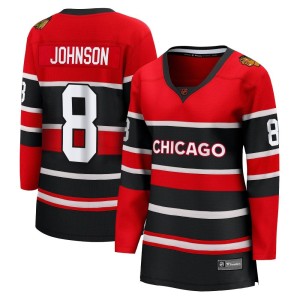 Jack Johnson Women's Fanatics Branded Chicago Blackhawks Breakaway Red Special Edition 2.0 Jersey