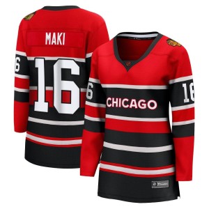 Chico Maki Women's Fanatics Branded Chicago Blackhawks Breakaway Red Special Edition 2.0 Jersey