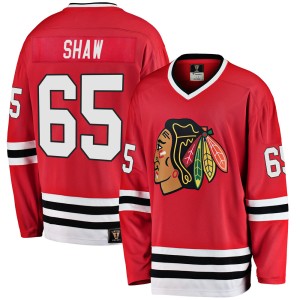 Andrew Shaw Men's Fanatics Branded Chicago Blackhawks Premier Red Breakaway Heritage Jersey