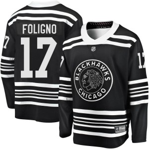 Nick Foligno Youth Fanatics Branded Chicago Blackhawks Premier Black Breakaway Alternate 2019/20 Jersey