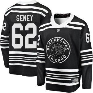 Brett Seney Youth Fanatics Branded Chicago Blackhawks Premier Black Breakaway Alternate 2019/20 Jersey