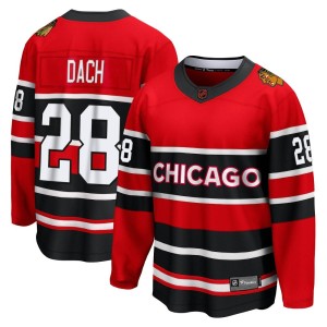 Colton Dach Youth Fanatics Branded Chicago Blackhawks Breakaway Red Special Edition 2.0 Jersey