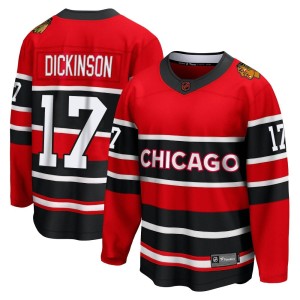 Jason Dickinson Youth Fanatics Branded Chicago Blackhawks Breakaway Red Special Edition 2.0 Jersey