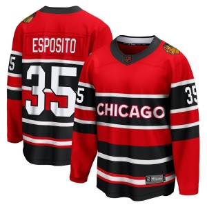 Tony Esposito Youth Fanatics Branded Chicago Blackhawks Breakaway Red Special Edition 2.0 Jersey