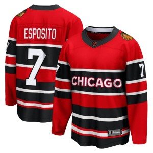 Phil Esposito Youth Fanatics Branded Chicago Blackhawks Breakaway Red Special Edition 2.0 Jersey