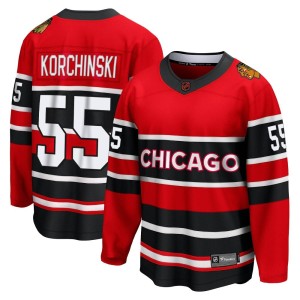 Kevin Korchinski Youth Fanatics Branded Chicago Blackhawks Breakaway Red Special Edition 2.0 Jersey